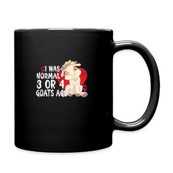 Funny Goat Lover Livestock Farm Farmer Cattle - Tasse einfarbig - Schwarz - Rechts