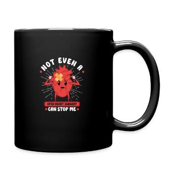 Crise cardiaque Chirurgie à cœur ouvert Chirurgie cardiaque Cadeau - Mug uni - noir - Droite