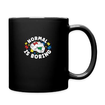 Autism Awareness Autism Disease Autistic Gift - Tasse einfarbig - Schwarz - Rechts