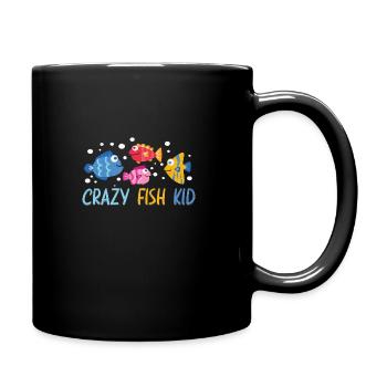 Aquaristik Aquarium Keeper Fishkeeper - Tasse einfarbig - Schwarz - Rechts