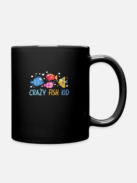 Aquaristik Aquarium Keeper Fishkeeper - Tasse einfarbig - Schwarz
