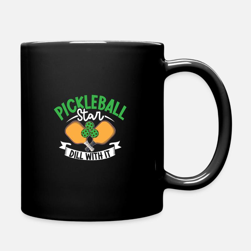 Pickleball Player Pickleball Paddle Pickleball - Tasse einfarbig - Schwarz