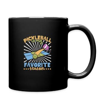 Pickleball Player Pickleball Paddle Pickleball - Tasse einfarbig - Schwarz - Rechts