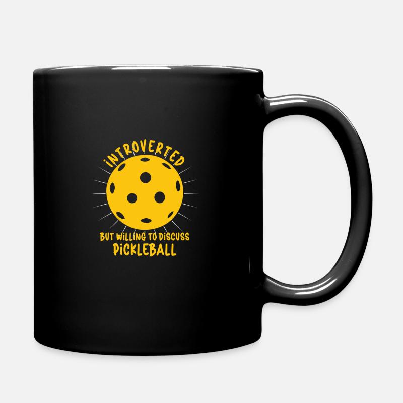 Pickleball Player Pickleball Paddle Pickleball - Tasse einfarbig - Schwarz