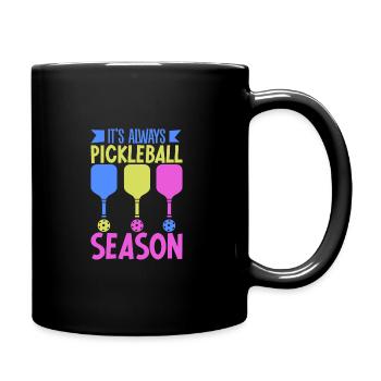 Pickleball Player Pickleball Paddle Pickleball - Tasse einfarbig - Schwarz - Rechts