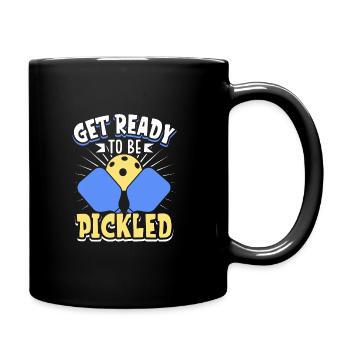 Pickleball Player Pickleball Paddle Pickleball - Tasse einfarbig - Schwarz - Rechts
