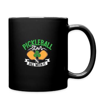 Pickleball Player Pickleball Paddle Pickleball - Tasse einfarbig - Schwarz - Rechts