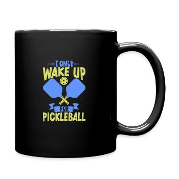 Pickleball Player Pickleball Paddle Pickleball - Full Colour Mug - black - Right
