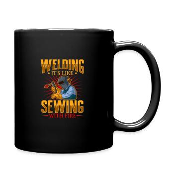 Welder Funny Funny Sweat Gift - Full Colour Mug - black - Right