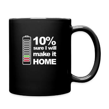 eBike 10% sure. - Full Colour Mug - black - Right