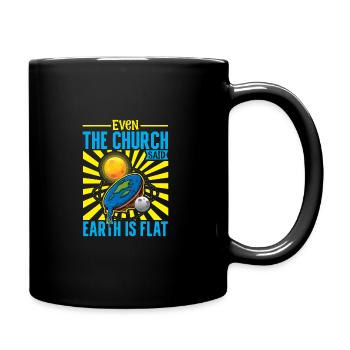 Flat Earth Theory Flat Earth Army Earth - Tasse einfarbig - Schwarz - Rechts