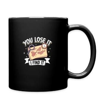 Oak Island / Treasure Hunting Oak Island Mystery - Tasse einfarbig - Schwarz - Rechts