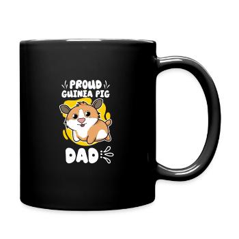 Guinea Pig Lover Furry Potato Gift Idea - Full Colour Mug - black - Right