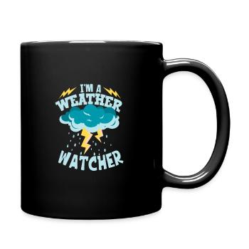 Funny Meteorology Meteorologist Weather Lover - Tasse einfarbig - Schwarz - Rechts