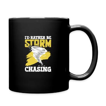 Meteorologie-kindertornado-sturm, Der Sturm-fan - Tasse einfarbig - Schwarz - Rechts