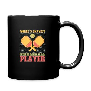 Pickleball Player Pickleball Paddle Pickleball - Tasse einfarbig - Schwarz - Rechts