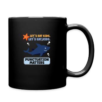 Shark Ocean Predator Scuba Diver Plongée sous-marine - Mug uni - noir - Droite