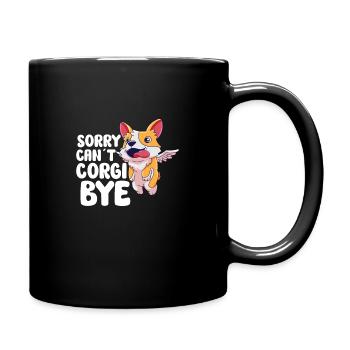 Chien/chiot : juste une fille qui aime les chiots - Mug uni - noir - Droite