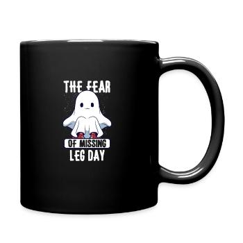 Bodybuilding Powerlifting Weightlifting Fitness - Tasse einfarbig - Schwarz - Rechts