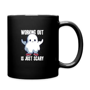 Bodybuilding Powerlifting Weightlifting Fitness - Tasse einfarbig - Schwarz - Rechts