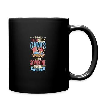 Jeu de cartes de bingo Grand-mère Joueur de bingo Cartes de bingo - Mug uni - noir - Droite