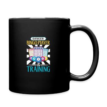 Jeu de cartes de bingo Grand-mère Joueur de bingo Cartes de bingo - Mug uni - noir - Droite