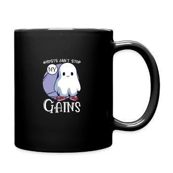 Bodybuilding Powerlifting Weightlifting Fitness - Tasse einfarbig - Schwarz - Rechts