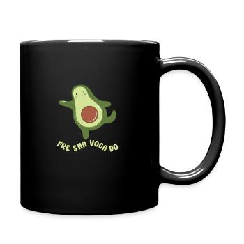 funny Avocado avocado pun avocado lover - Tasse einfarbig - Schwarz - Rechts
