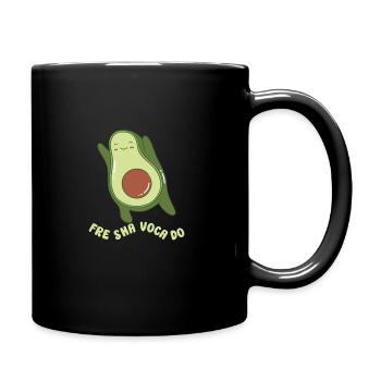 funny Avocado avocado pun avocado lover - Tasse einfarbig - Schwarz - Rechts