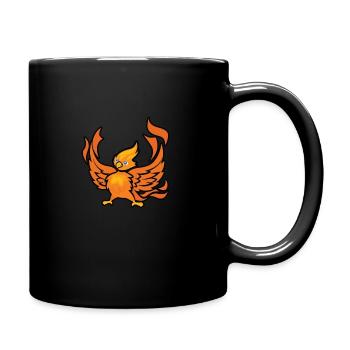 Phoenix Bird Mythical Creatures - Full Colour Mug - black - Right