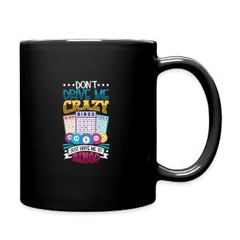 Jeu de cartes de bingo Grand-mère Joueur de bingo Cartes de bingo - Mug uni - noir - Droite