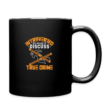 True Crime Murder Spy Crime Intérêt Idée cadeau - Mug uni - noir - Droite