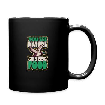 Duck Hunt Duck Hunter Bird Hunting Duck Hunting - Tasse einfarbig - Schwarz - Rechts