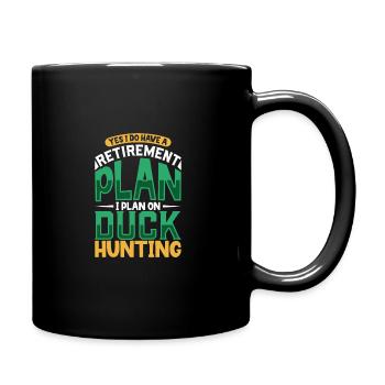 Duck Hunt Duck Hunter Bird Hunting Duck Hunting - Tasse einfarbig - Schwarz - Rechts