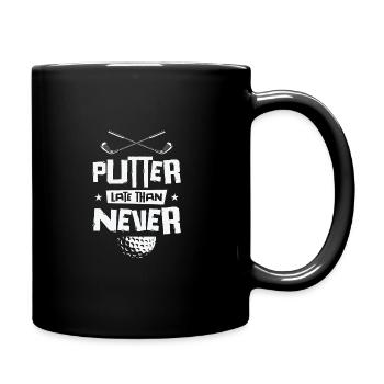 Golfspieler Golfplatz Golfer - Tasse einfarbig - Schwarz - Rechts