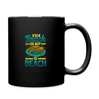 Crab crab crab whisperer crab hunting fisherman - Full Colour Mug - black - Right
