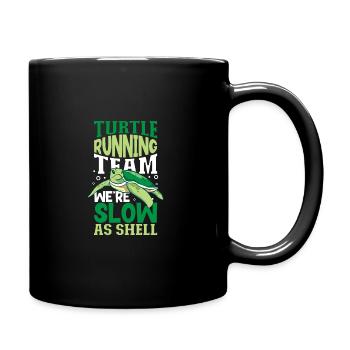 Boxer Boxing Turtle Turtles Sea Ocean Reptile - Tasse einfarbig - Schwarz - Rechts