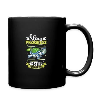 Boxer Boxing Turtle Turtles Sea Ocean Reptile - Tasse einfarbig - Schwarz - Rechts