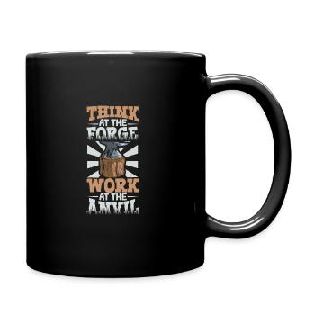 Forgeron Métallurgiste Bladesmith Métal - Mug uni - noir - Droite