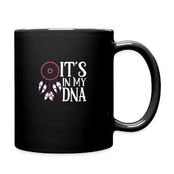 Indische Ureinwohner Geschichte Der Indigenen - Tasse einfarbig - Schwarz - Rechts