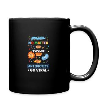 Funny pharmacist pharmacy technician pharmacy - Full Colour Mug - black - Right