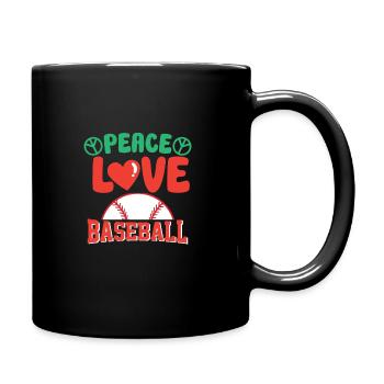 Cartes de baseball Joueur de baseball Cadeau de fan de baseball - Mug uni - noir - Droite