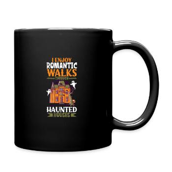 Paranormal Research Halloween Ghost Hunter - Full Colour Mug - black - Right