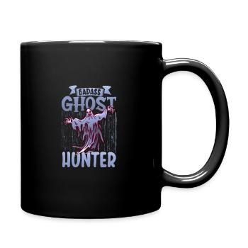 Paranormal Forschungshalloween Ghost Hunter - Tasse einfarbig - Schwarz - Rechts