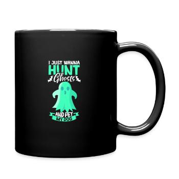 Paranormal Forschungshalloween Ghost Hunter - Tasse einfarbig - Schwarz - Rechts