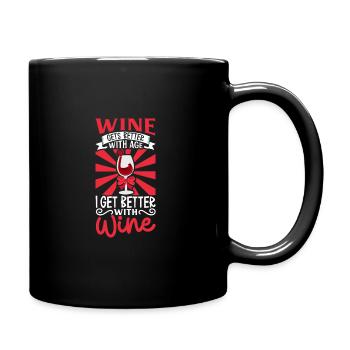 Vinification Vigneron Amateur de vin Amateur de vin - Mug uni - noir - Droite