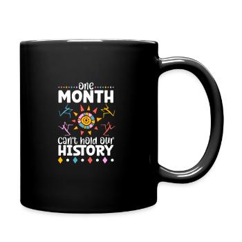 Afro Black Girl Pride Afro Girl Afrocentric - Full Colour Mug - black - Right