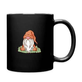 Garden Gnomes Gnome Lover Funny Gnome Gardening - Full Colour Mug - black - Right