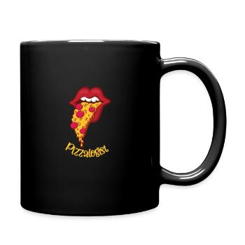 Pizza Fast food Italian food Italian - Full Colour Mug - black - Right