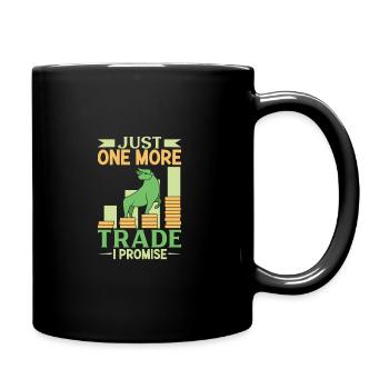 Börsenhändler Forex Trader Investor Trading - Tasse einfarbig - Schwarz - Rechts